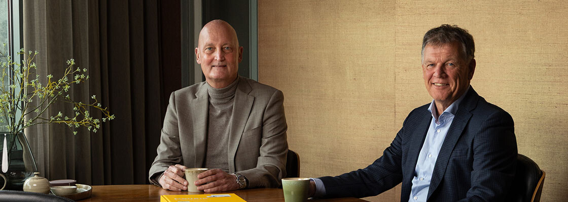 Kees Jan Mourik (left) and Jan-Paul van den Bosch (right)